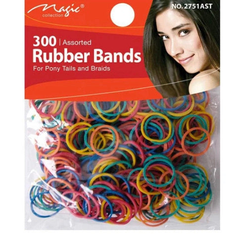 300 assorted rubber bands