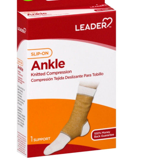 Leader Slip-On Ankle Knitted Compression
