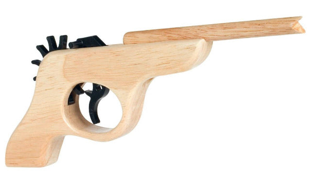 Rubber Band Shooter with Wood Targets